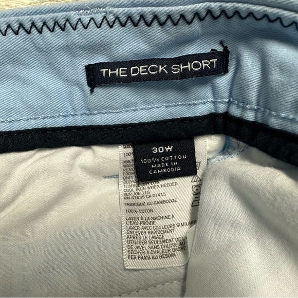 NAUTICA | MEN’S DECK SHORTS | BABY BLUE | 30W - Picture 9 of 10